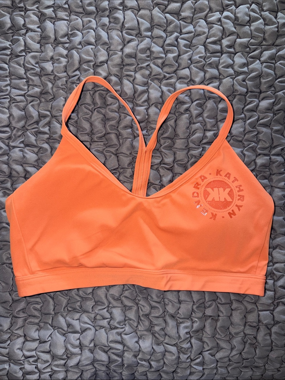 Gymshark Orange Seamless Sports Bra
